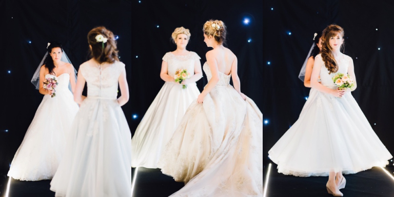 Abode Exeter Wedding Fayre Catwalk Photography_LouLou Lisette Dress and Maggie Sottero Hannah Dress on Catwalk