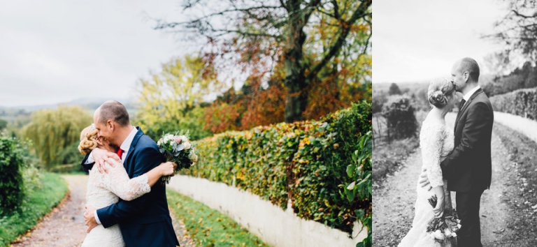 Best of wedding photography 2015 - Natural, Candid, Photojournalistic Style_Couple Portraits at Lord Haldon Hotel Exeter in autumn