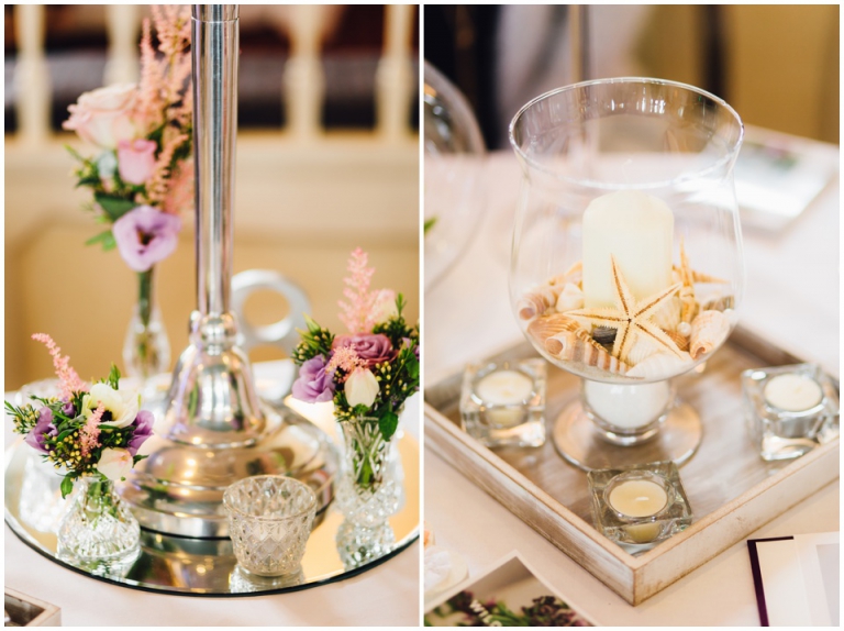 The Redcliffe Hotel Paignton Wedding Fair Photography - Wild Floral Designs Centre Pieces