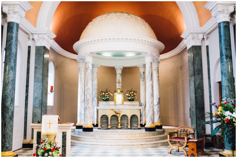 2 Lord Haldon Hotel Exeter Wedding Photography - Blessed Sacrament Church Exeter altar