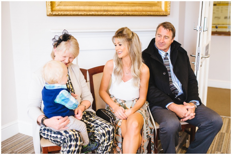 11 Small Intimate Cockington Court Wedding Photography in Torquay - little boy with family