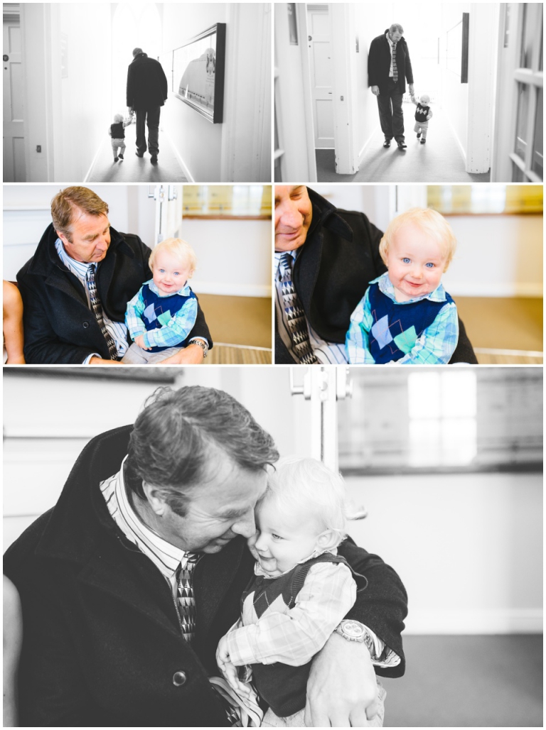 14 Small Intimate Cockington Court Wedding Photography in Torquay - man adoring grandson