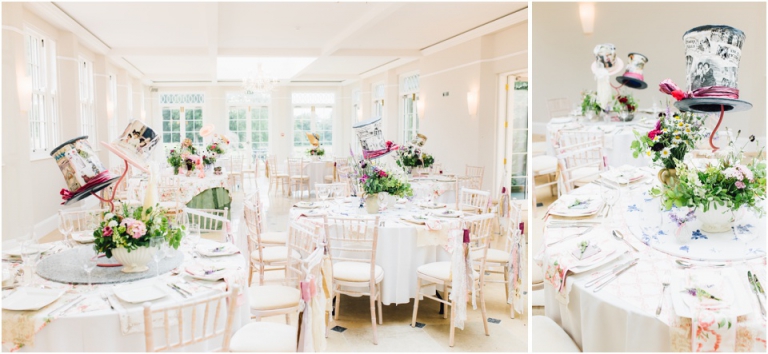 21 Rockbeare Manor Exeter Wedding Photography - orangery table design