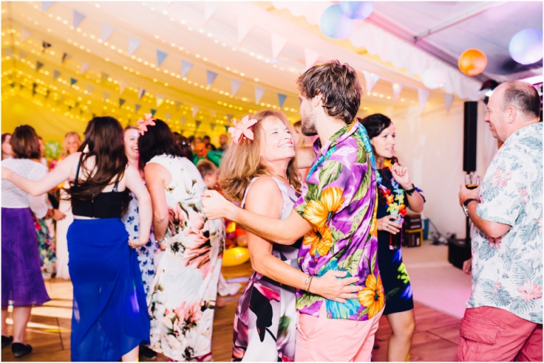 104 Blackpool Sands Dartmouth Wedding Photography Creative Documentary - mum and son dancing