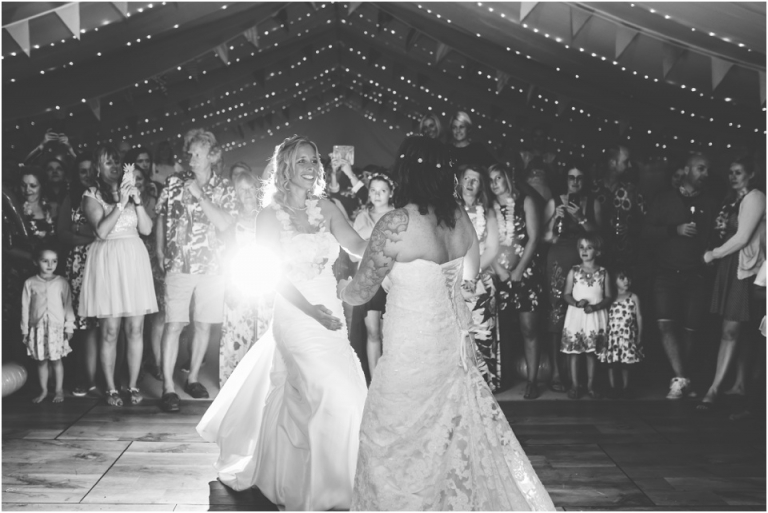 109 Blackpool Sands Dartmouth Wedding Photography Creative Documentary - black and white first dance bokeh