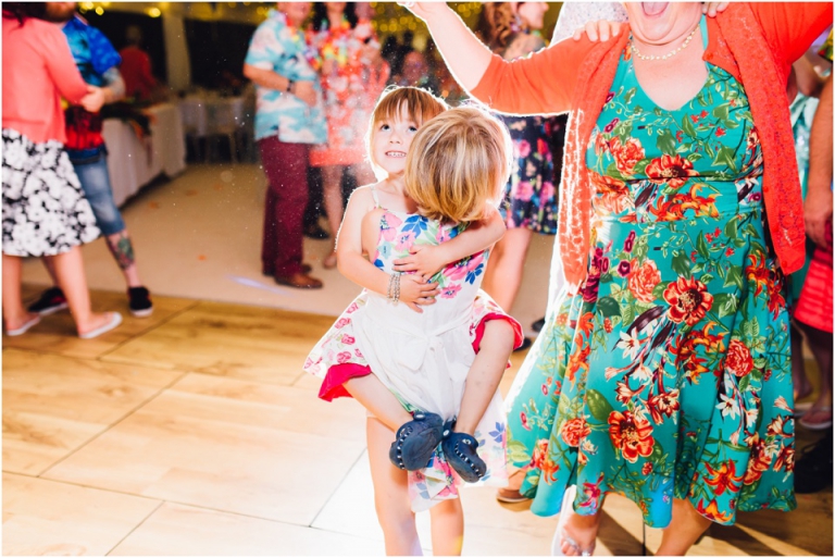 115 Blackpool Sands Dartmouth Wedding Photography Creative Documentary - cute children on dance floor