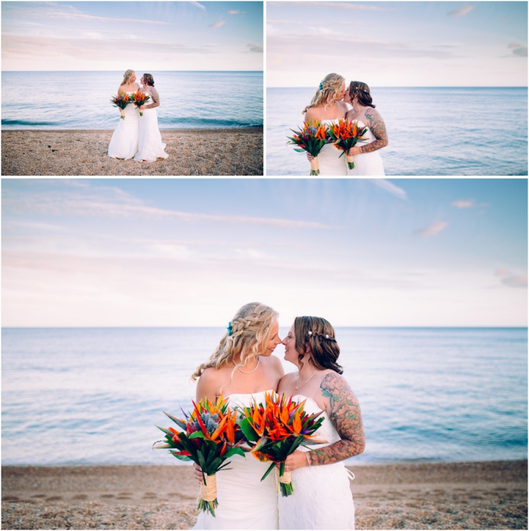 77 Blackpool Sands Dartmouth Wedding Photography Creative Documentary - brides portraits by the sea