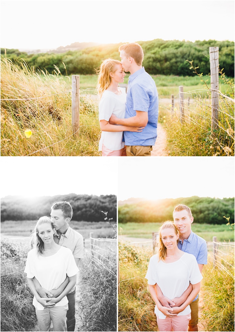 3 Dawlish Warren Engagement Couple Photography in Devon - romantic couple in sunset