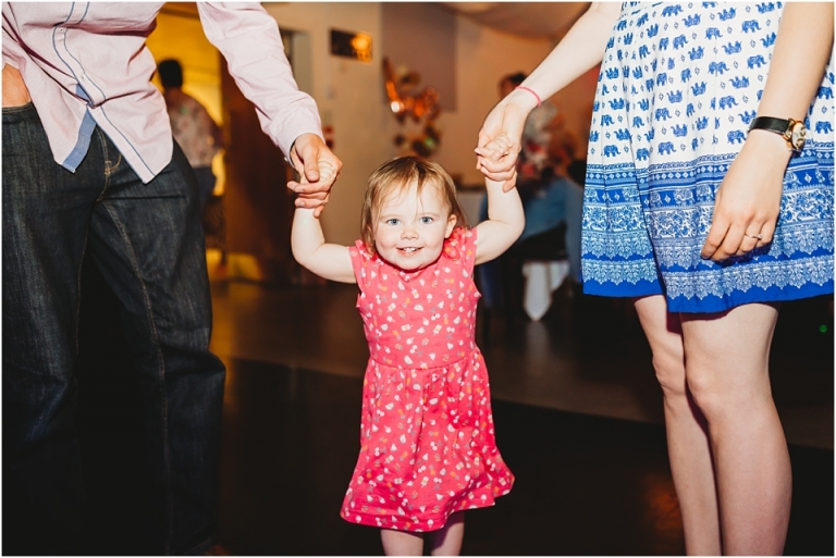 30 Wedding Reception Photography at The Flavel, Dartmouth - cute child on dance floor