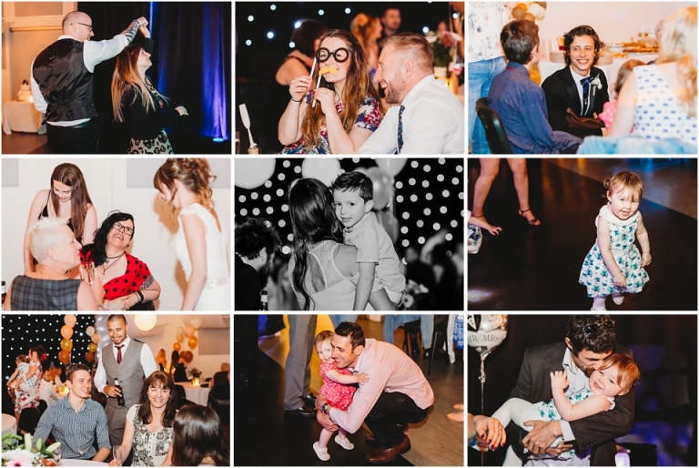 31 Wedding Reception Photography at The Flavel, Dartmouth - natural photos of guests enjoying reception