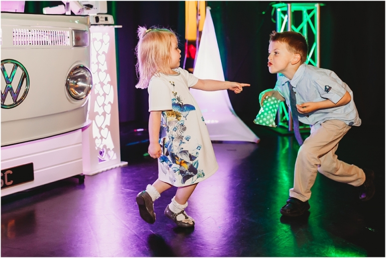 33 Wedding Reception Photography at The Flavel, Dartmouth - children on dance floor