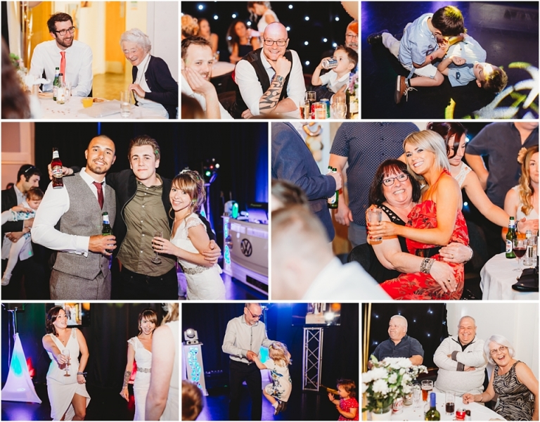 37 Wedding Reception Photography at The Flavel, Dartmouth - natural photos, people having fun