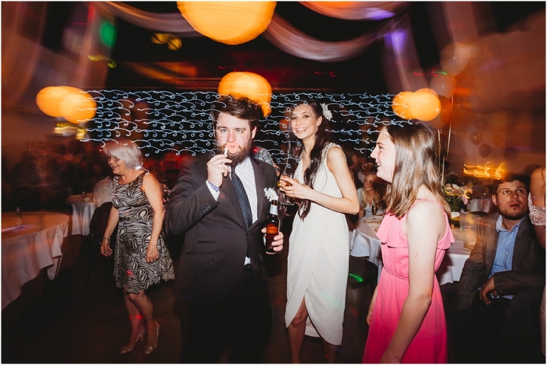 59 Wedding Reception Photography at The Flavel, Dartmouth - funny candid guest photos