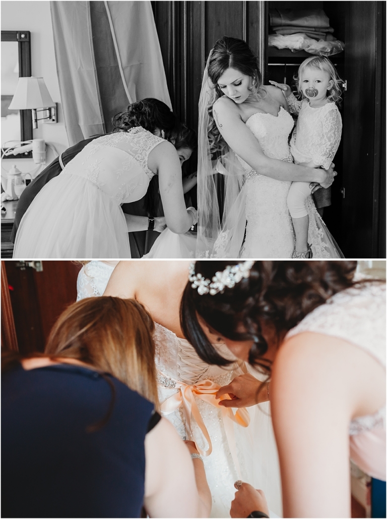 Relaxed, Fun, Natural Toorak Hotel Torquay Wedding Photography 1 - bridesmaids dressing bride