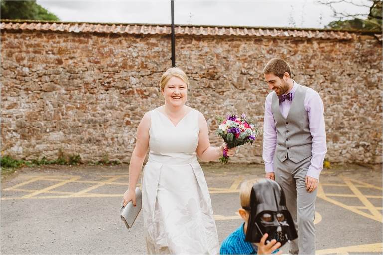 Cockington Court Torquay Wedding Photography - Small Relaxed Registry Office Ceremony with natural photos (8)