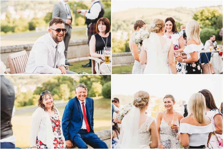 Dartmouth Royal Naval College Wedding – Devon Wedding Photographer (102) natural photos of guests at reception