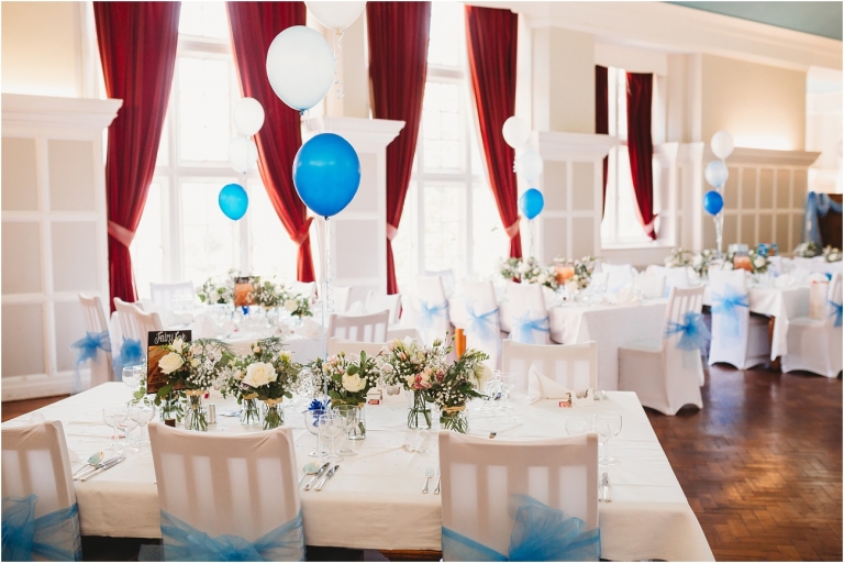 Dartmouth Royal Naval College Wedding – Devon Wedding Photographer (67) wedding breakfast room set up details