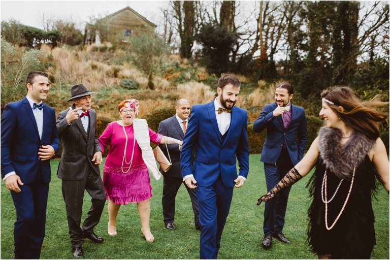 Devon Wedding Photographer Worden House Dartmouth 1920s themed wedding (10) modern nautral family portrait