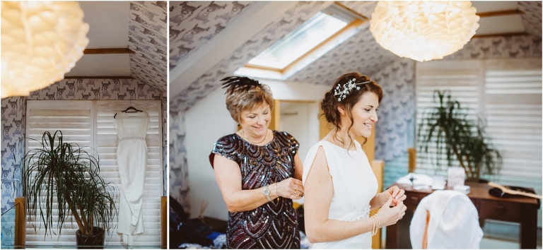 Devon Wedding Photographer Worden House Dartmouth 1920s themed wedding (6) bride getting ready