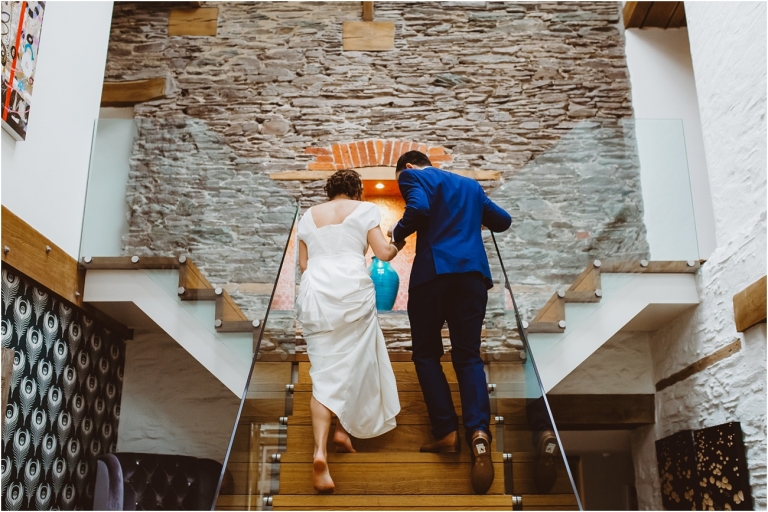 Devon Wedding Photographer Worden House Dartmouth 1920s themed wedding (74) relaxed couple portraits