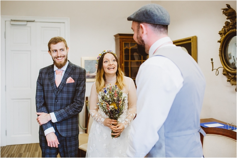Cockington Court Devon Wedding Photographer (10) Intimate Ceremony