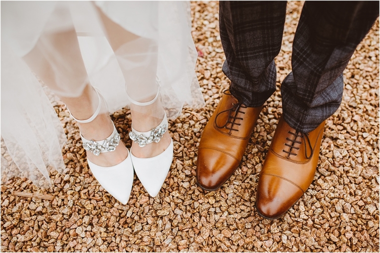 Cockington Court Devon Wedding Photographer (24) Wedding Shoes