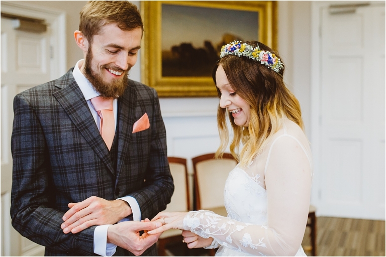 Cockington Court Devon Wedding Photographer (4) Intimate Ceremony