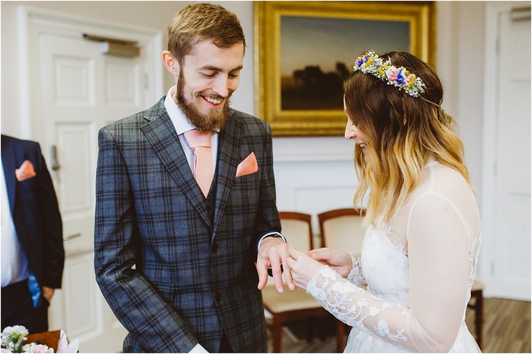 Cockington Court Devon Wedding Photographer (5) Intimate Ceremony