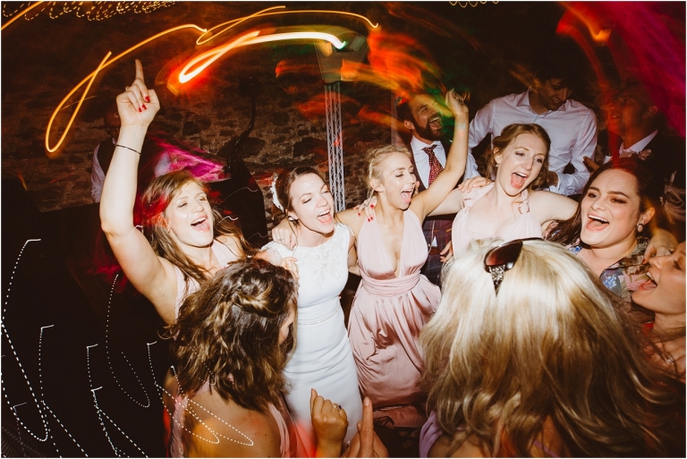Devon Wedding Photography – Dance Floor Antics (9)
