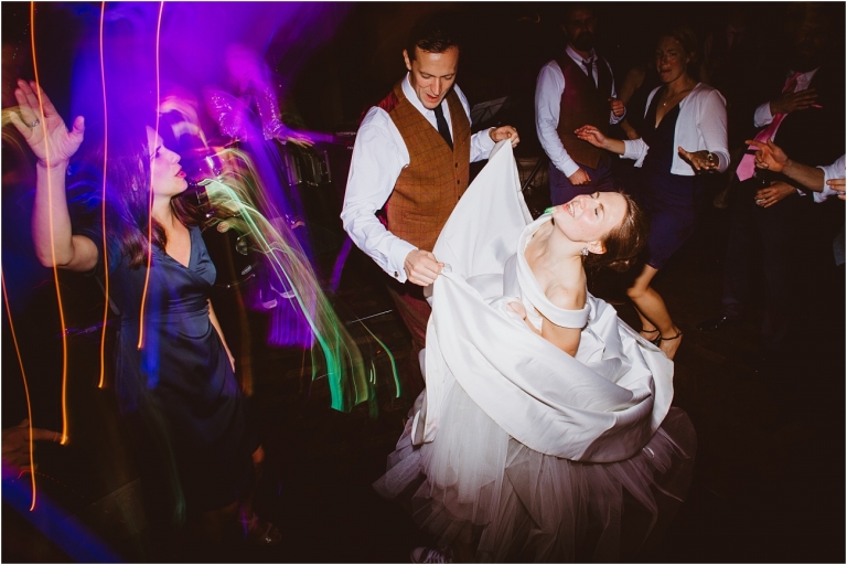 Devon Wedding Photography – Dance Floor Bride (1.9)