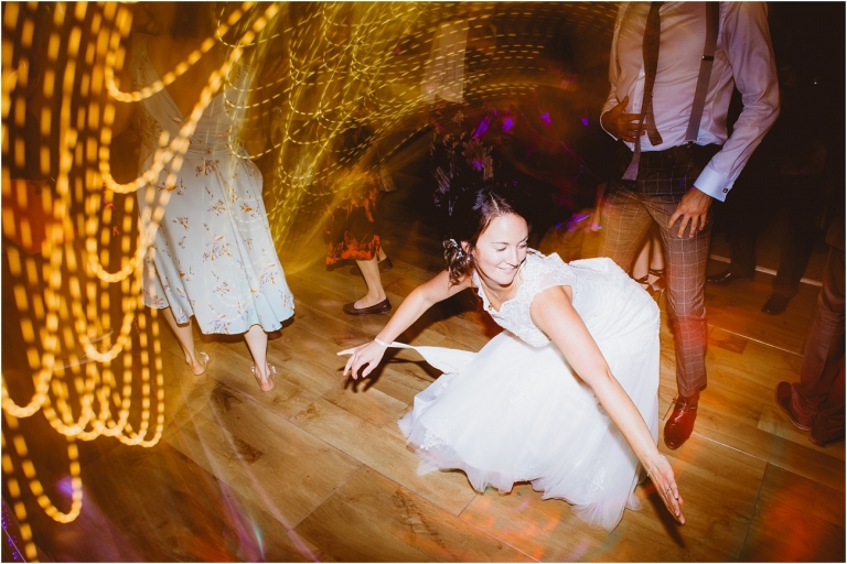 Devon Wedding Photography – Dance Floor Bride (5)