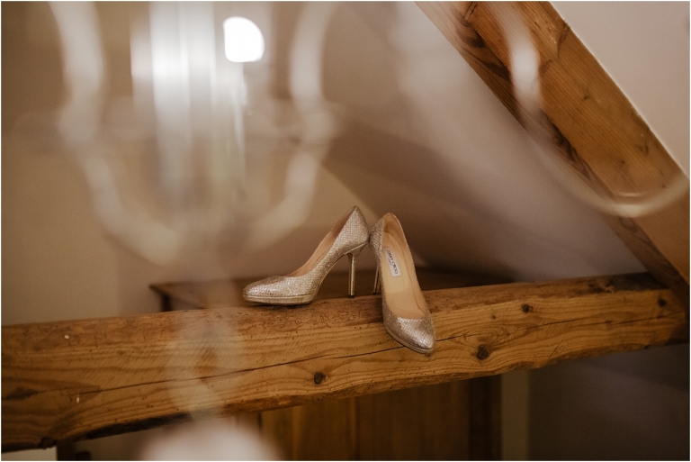 North Devon Wedding Photography at The Milky Way Relaxed Fun DIY Style (2) jimmy choo shoes